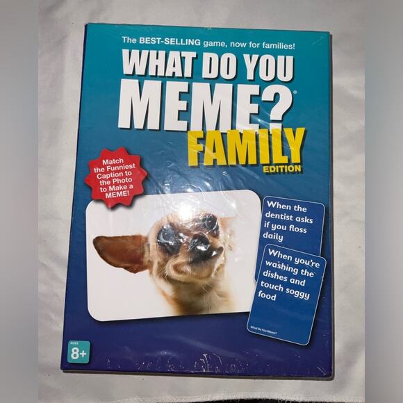NEW WHAT DO YOU MEME? FAMILY EDITION SEALED CARD GAME - Picture 1 of 5
